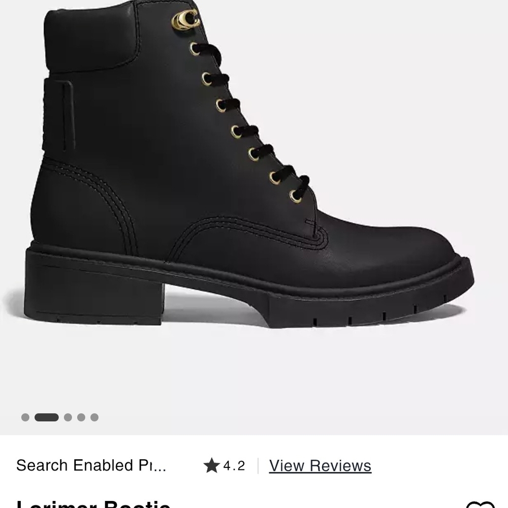 Coach Lorimer Leather Bootie - Picture 13 of 14
